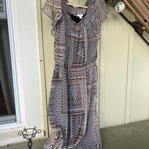 Maxi peasant dress